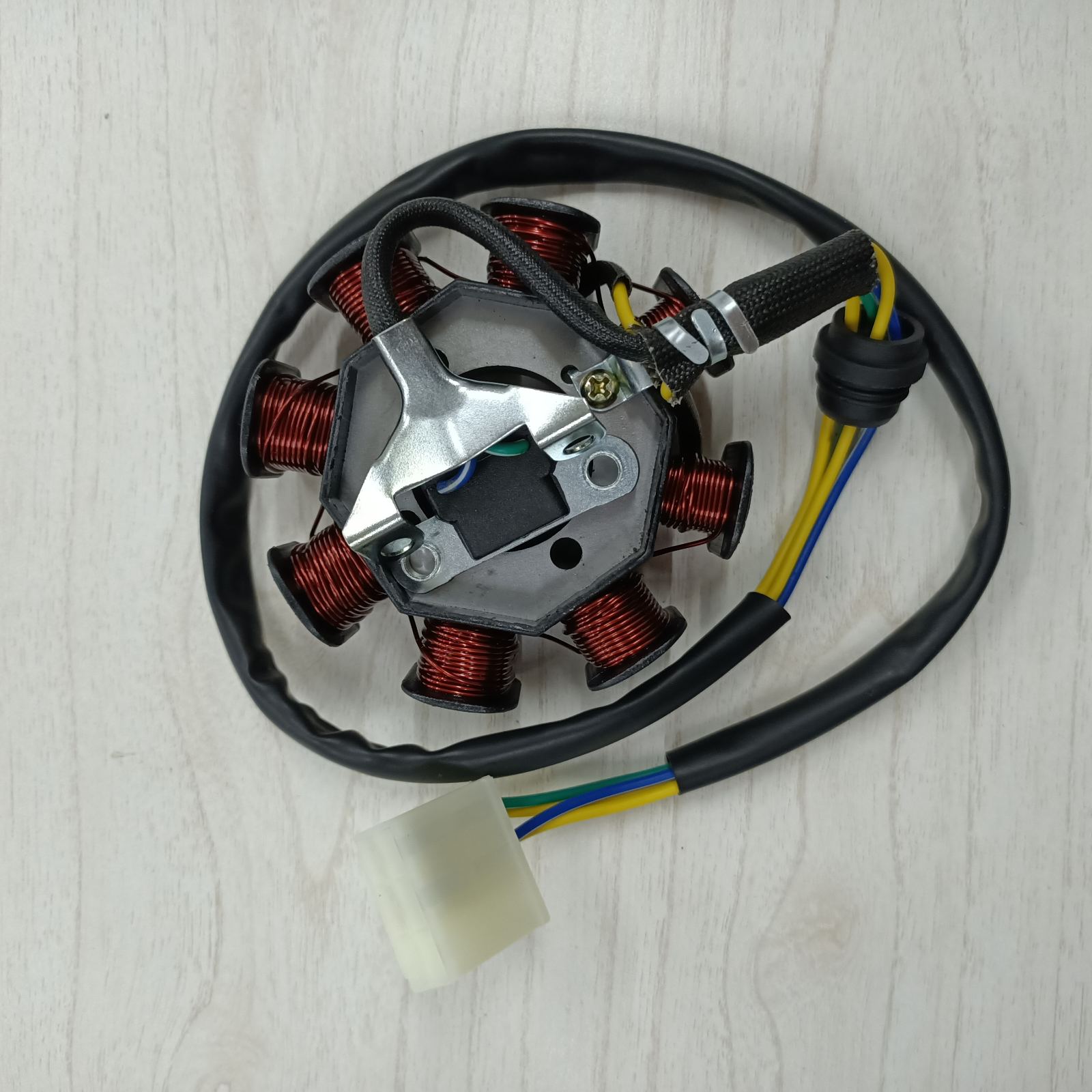 RTG STATOR COIL RUSI TC 125 8 POLE HIGH QUALITY MOTOR PARTS