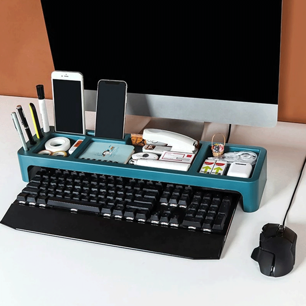 Shueboku Ph Multi Function Keyboard Storage Rack,Portable Office Desk