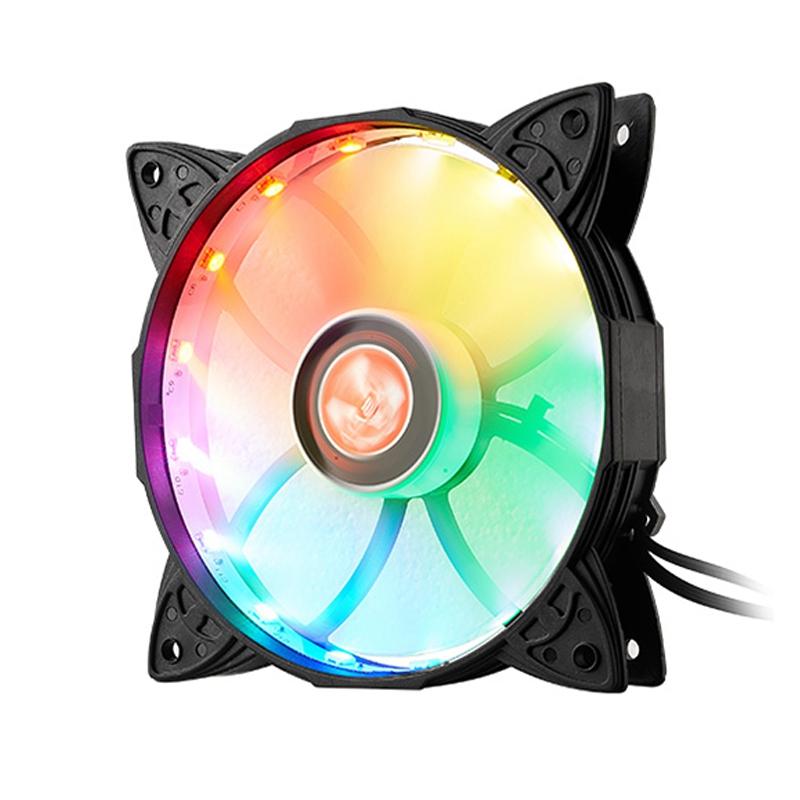 Coolmoon Computer Case Pc Cooling Fan Rgb Adjust Led Mm Quiet Ir Remote For Cpu Pcs