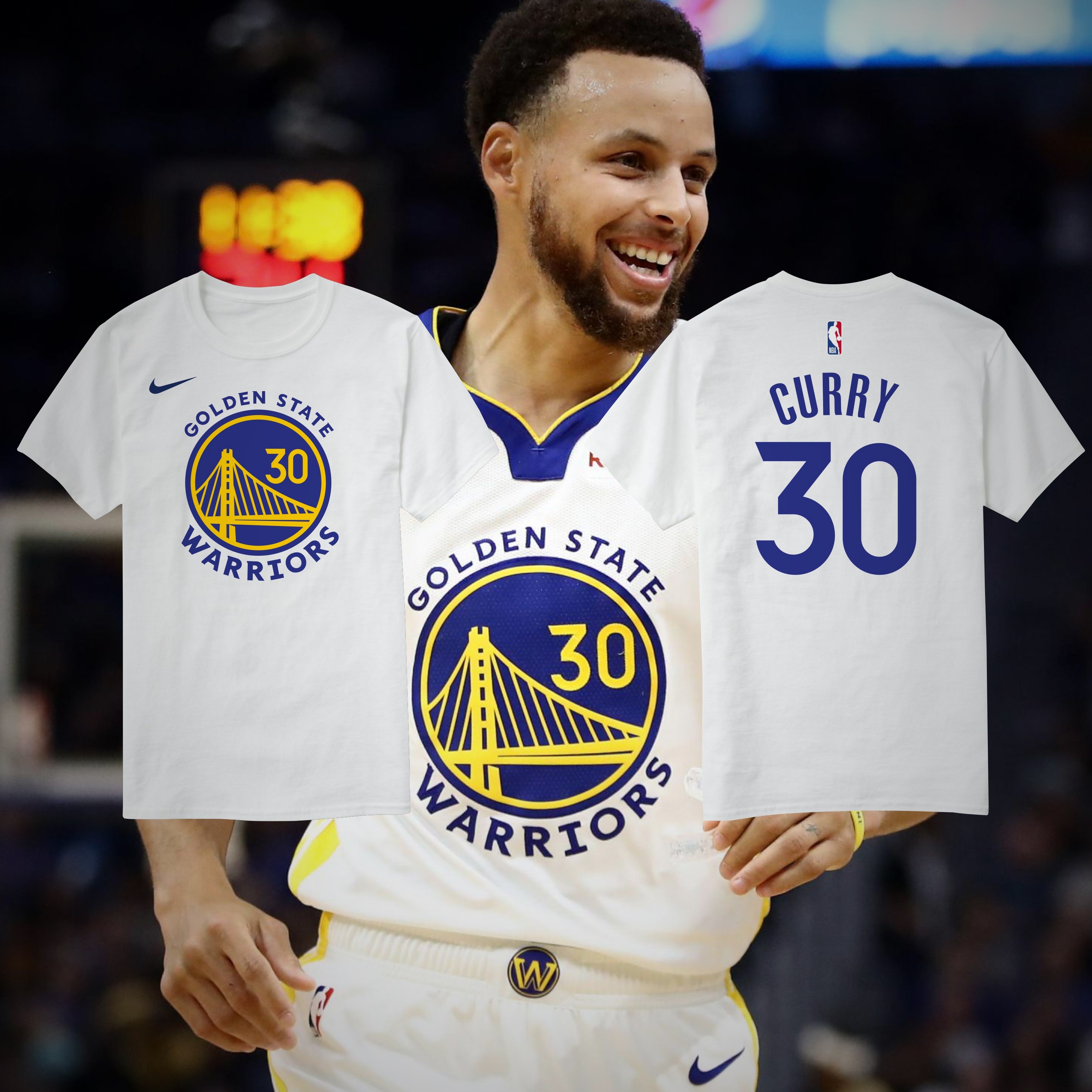 NBA T-Shirt Jersey - Stephen Curry - Golden State Warriors