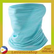Outdoor Climbing Tube Scarf Solid Color Cycling Sport Face Cover Bandana Headwear Ice Silk Fabric