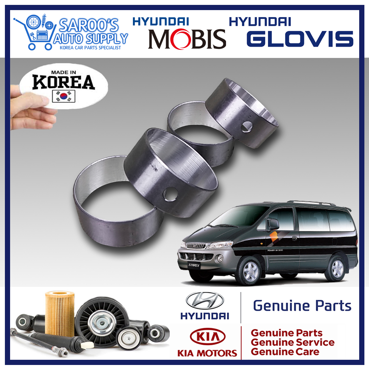 Balance Shaft Bushing Set For Hyundai Starex , 20012006 , Made In
