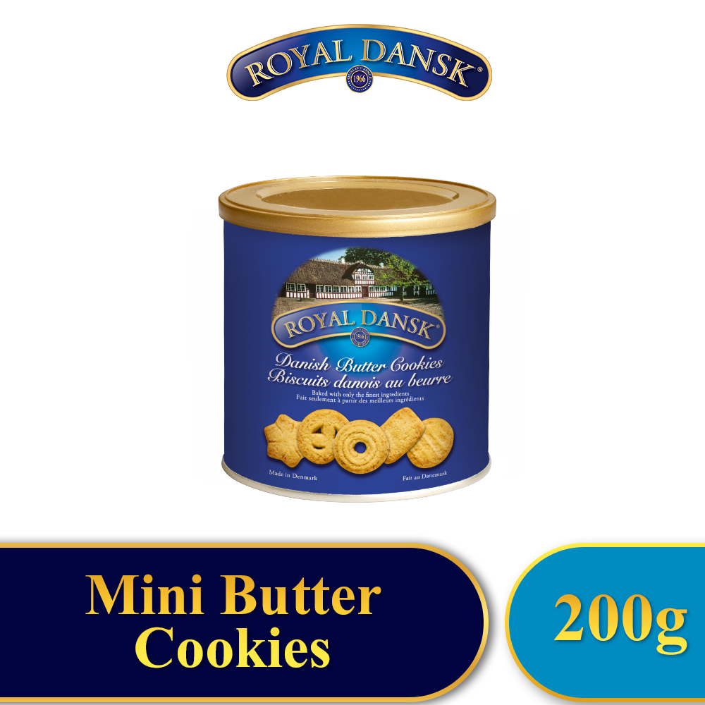 RoyalDansk Mini Butter Cookies 200g Lazada PH