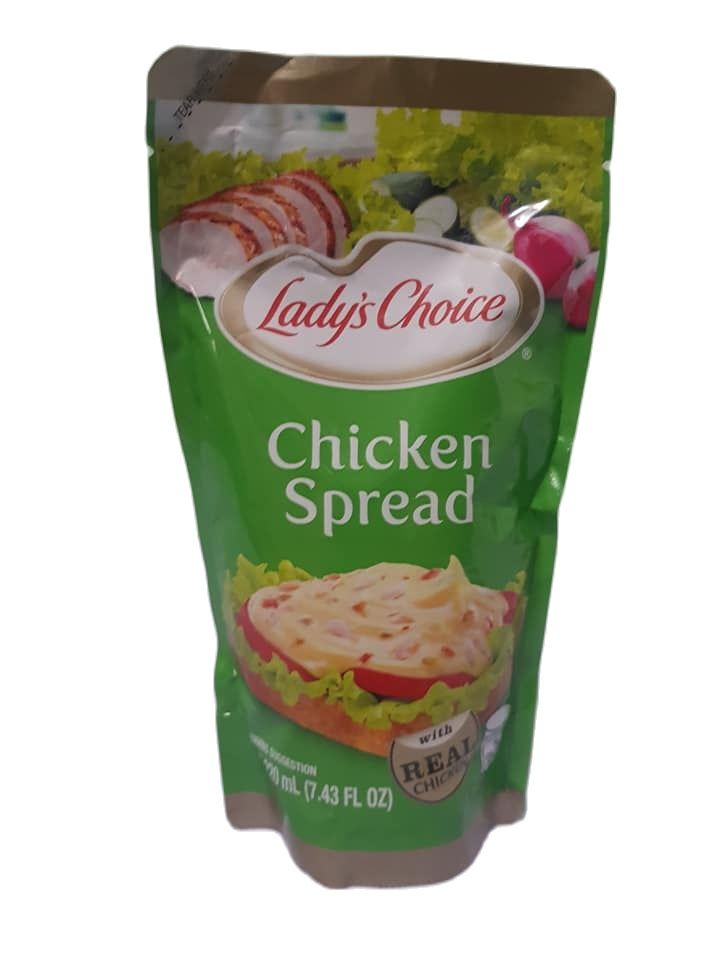 Ladys Choice Chicken Spread in Pouch (3 packs x 220 ml) Lazada PH