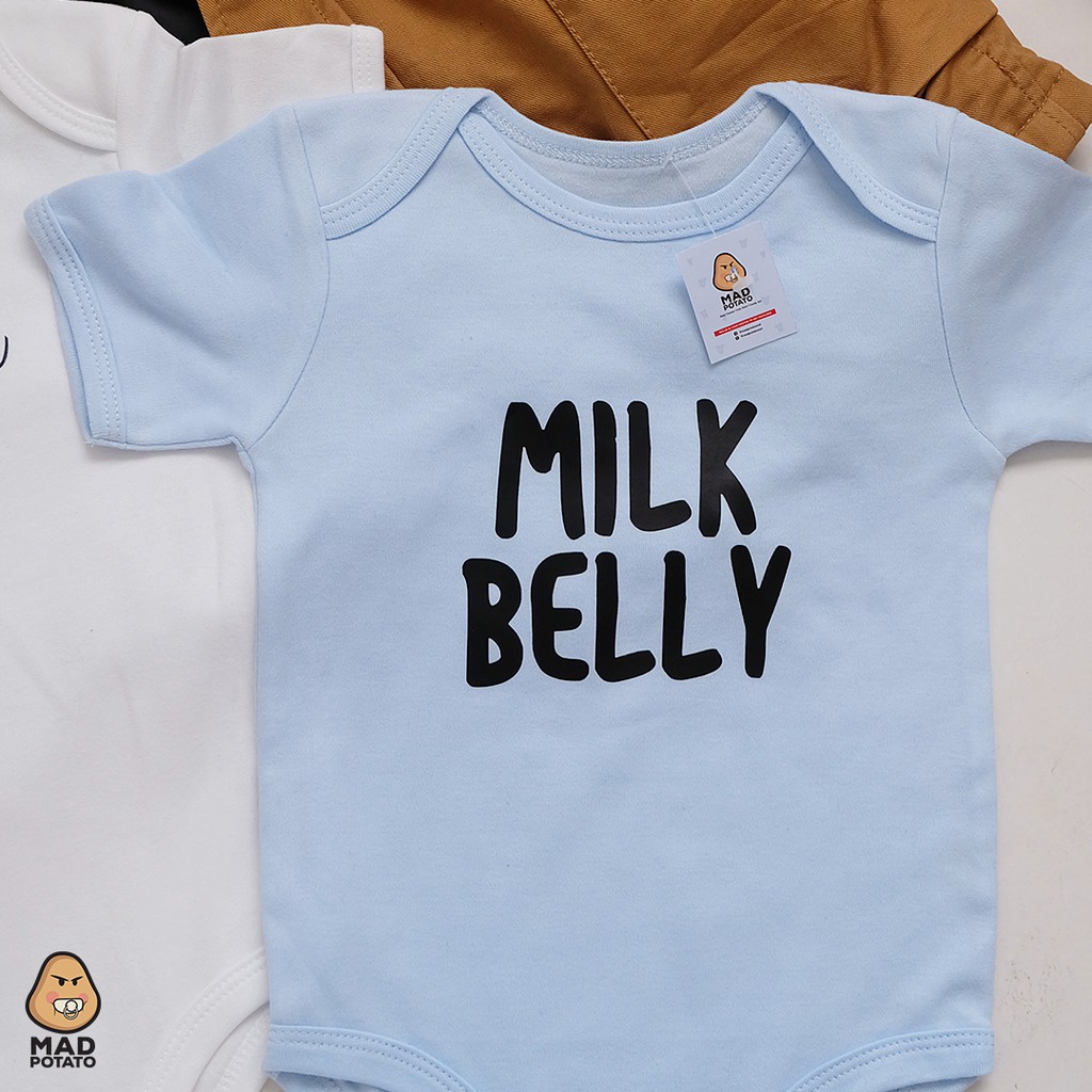 MAD POTATO Breastfeeding Onesies Milk Drunk Tit Faced Liquid Gold Baby ...