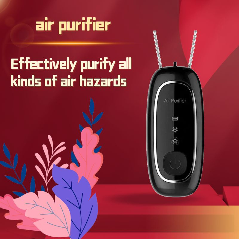 2021 Upgraded Wearable Air Purifier Necklace Mini Personal Portable Air