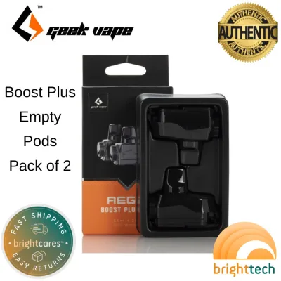 Geekvape Aegis Boost Plus Pod Replacement (Without Coil) Legit - Pack of 2 pieces (With Warranty)