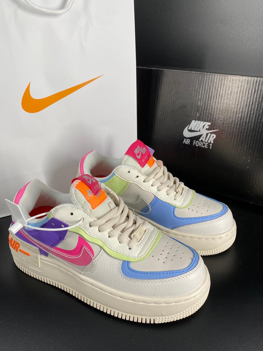 nike air force 1 shadow with translucent swoosh