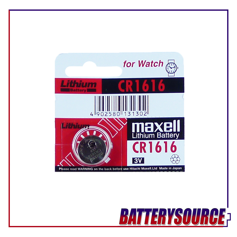Watch battery CR1616 3V (1 Piece) Lithium Button Cell 1616, CR1616
