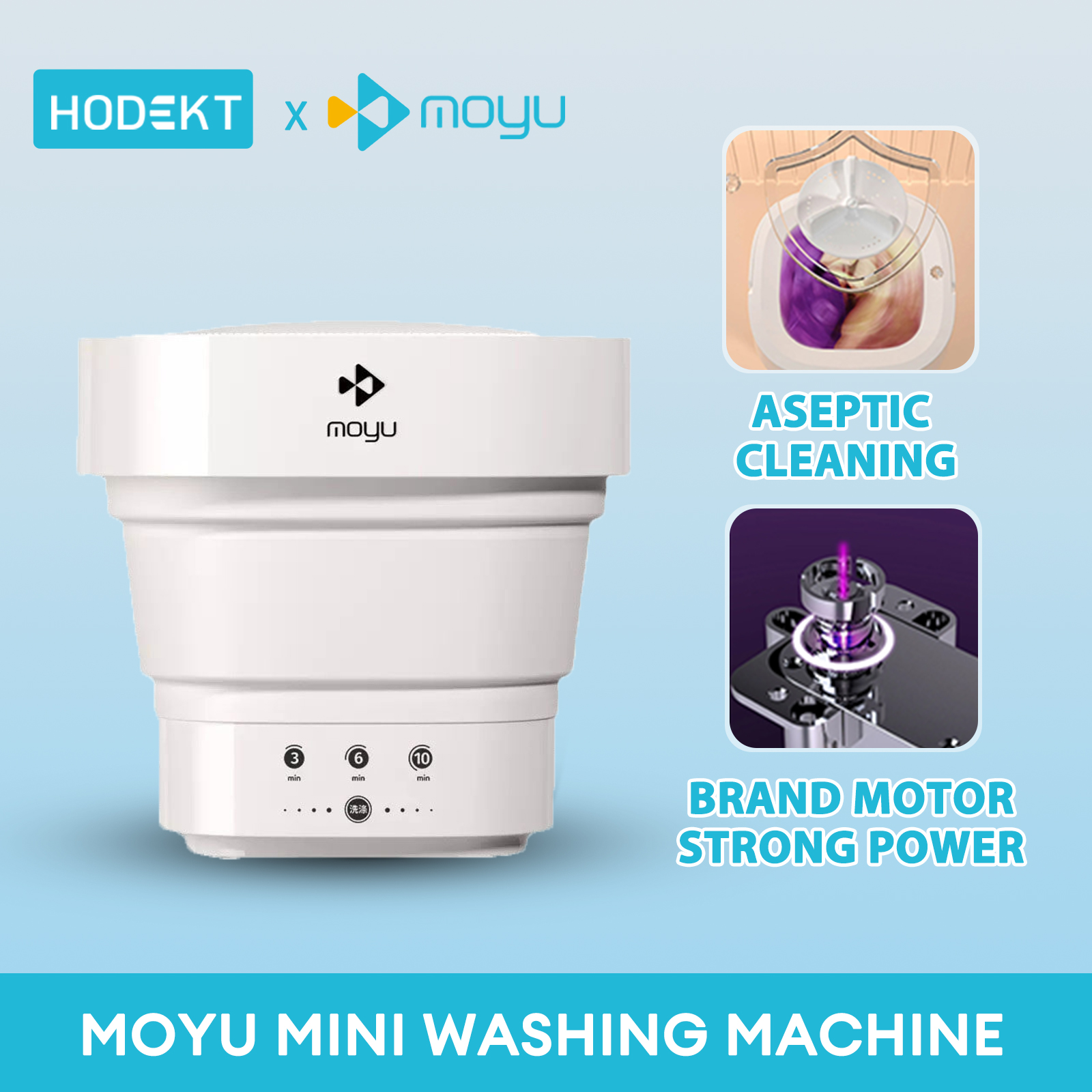 moyu mini portable bucket washer