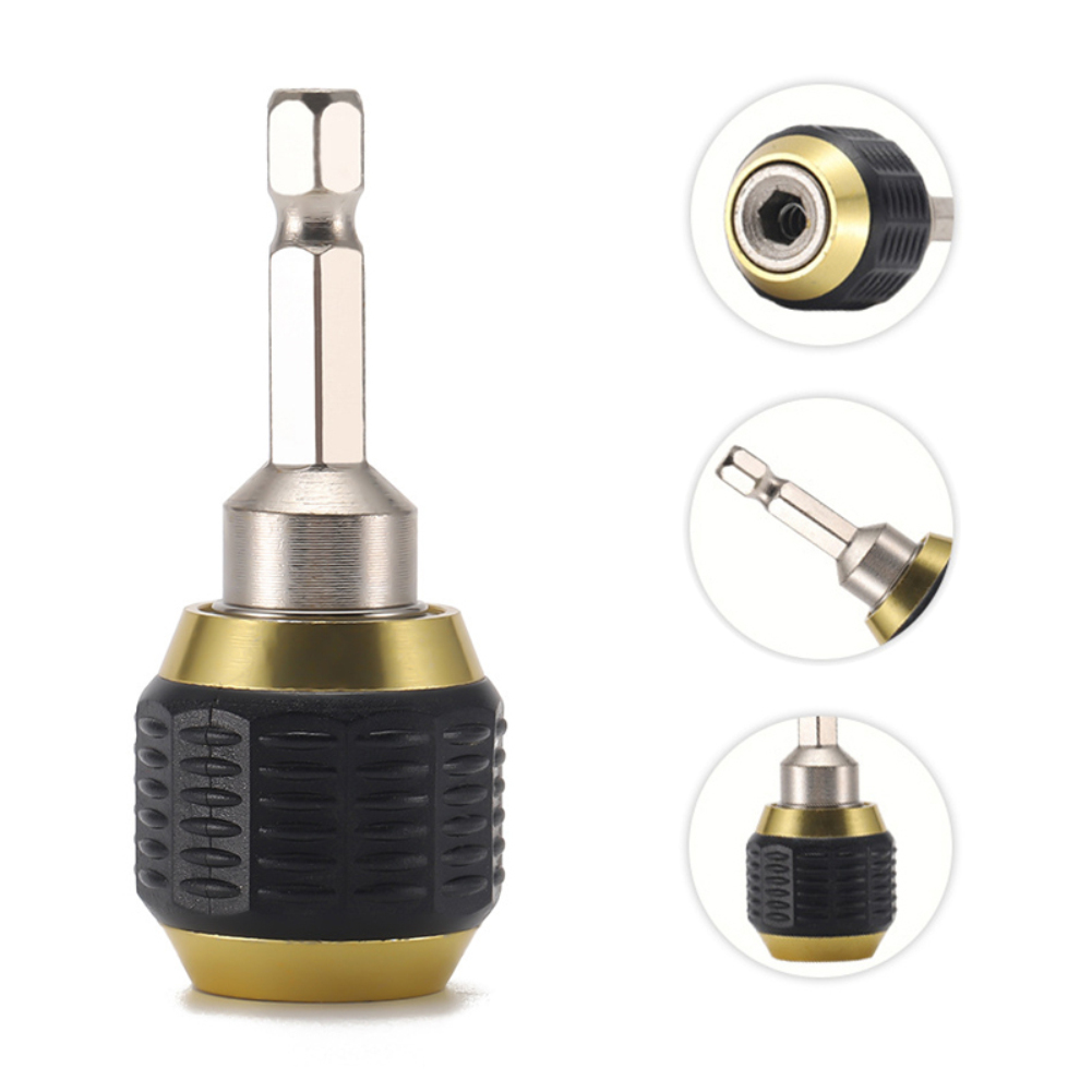 Jomoo [Bán Chạy] Đầu Kẹp Mũi Khoan Khớp Nối Nhanh Chuôi Lục Giác 50 MM Đầu Chuyển Đổi Điều Khiển Tác Động Đầu Kẹp Mũi Khoan Chuôi Lục Giác 1/4 Thay Đổi Nhanh