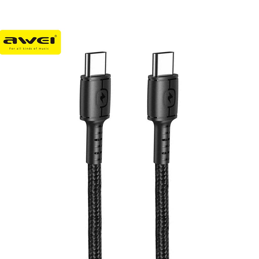 awei-cl-71t-type-c-to-type-c-cables-1m-30w-pd-3-0-fast-charge-and-data