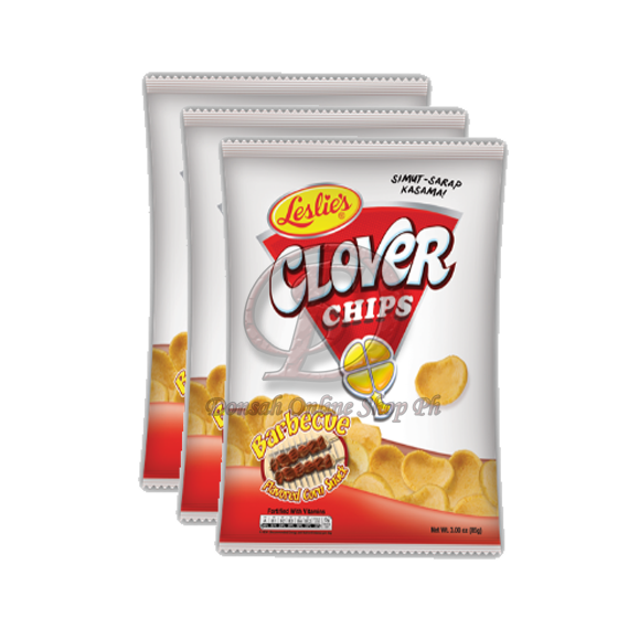 Clover Chips Barbeque Flavor 145g 3 packs Only Lazada PH