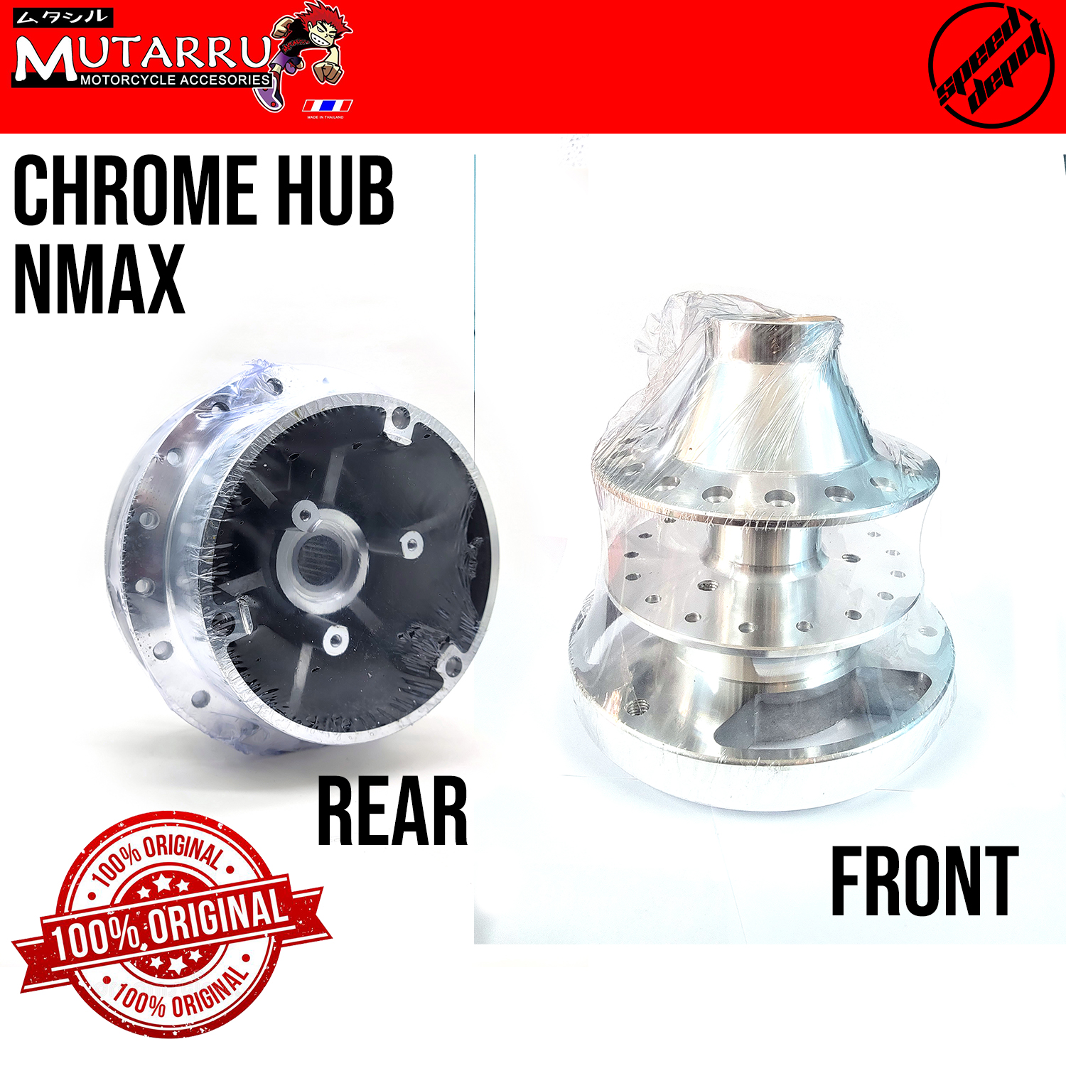 Mutarru Chrome Hub Nmax Speed Depot Lazada Ph