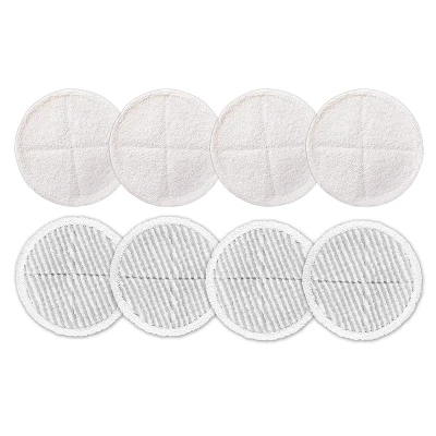 8 Pack Replacement Pads for Bissell Spinwave Crosswave Microfiber Washable & Reusable Compatible 2124 2039A 2307 2315