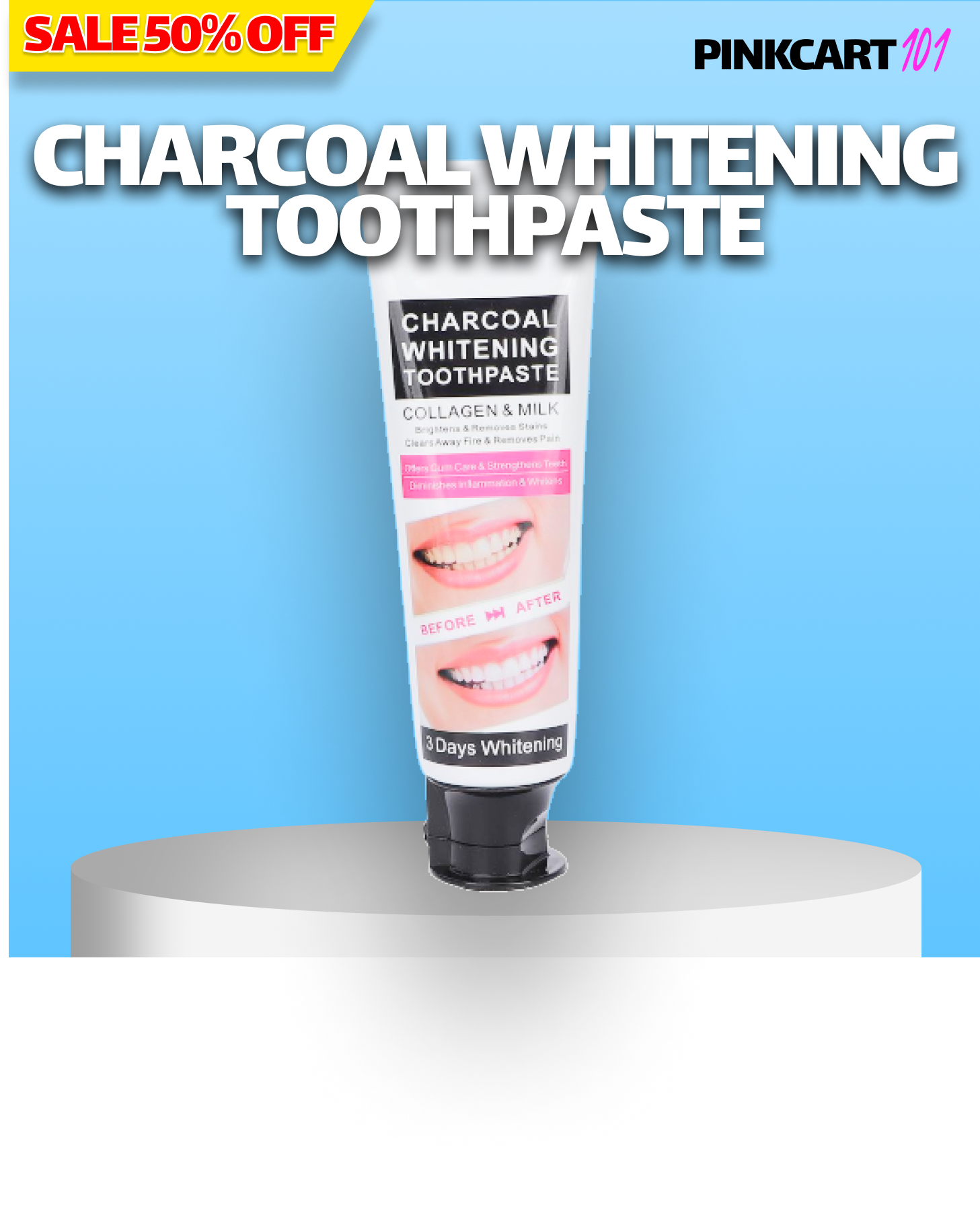 BEST SELLER Charcoal Whitening Toothpaste 100ml (Pampaputi ng ngipin
