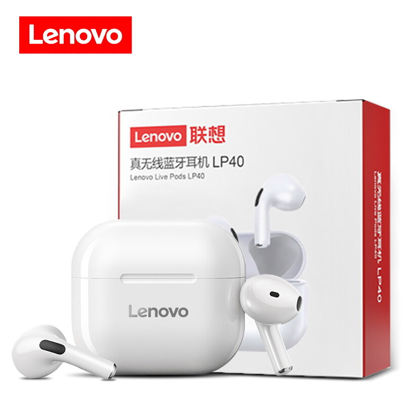 Lenovo LP40 Original TWS Wireless Earbuds Bluetooth Earphones Sport ...