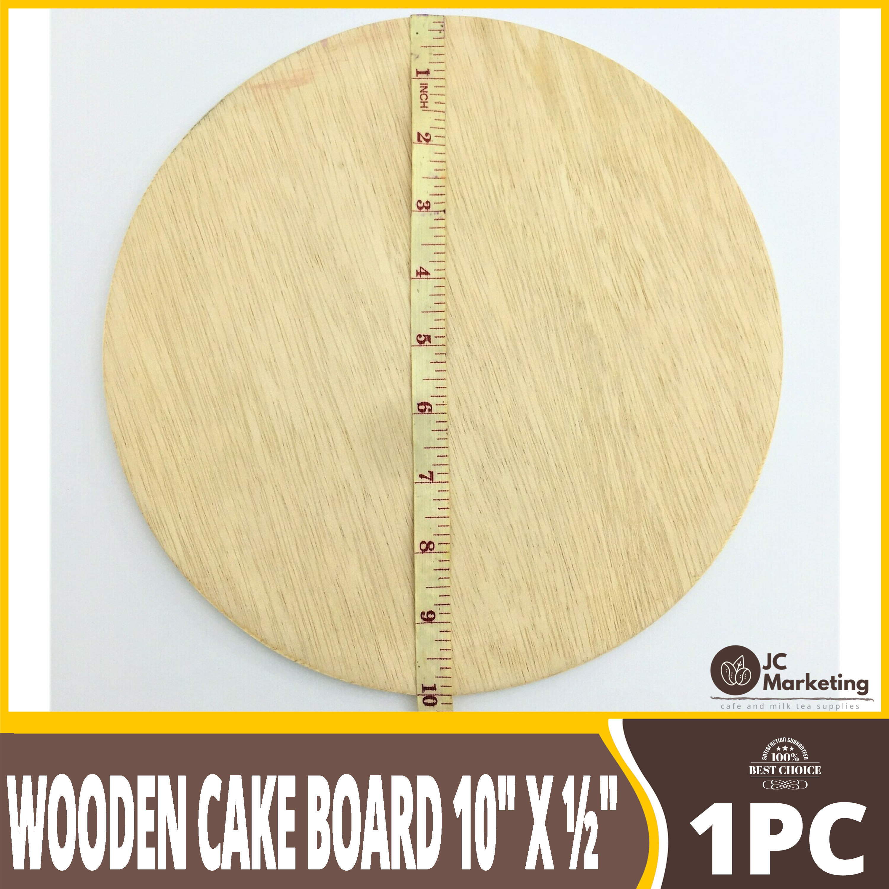 Wooden Cake Board 10" X ½" l Packaging l Cake Boards & Trays Lazada PH