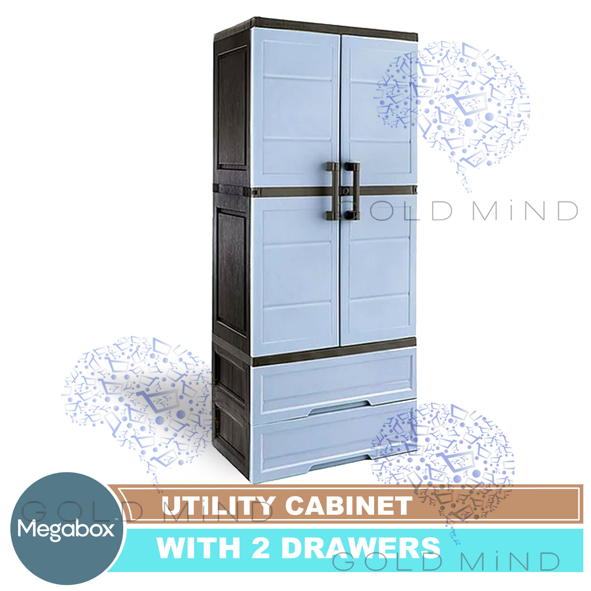 Megabox Utility Cabinet with 2 Drawers - Gold Mind Everyday Low Price ...