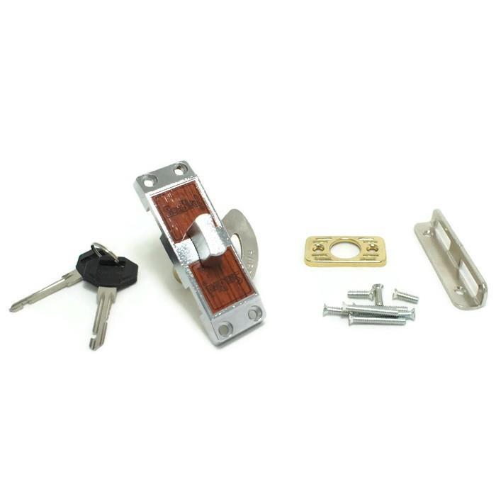 Seabird Sliding Accordion Door Latch Lock with Key (Silver) Lazada PH