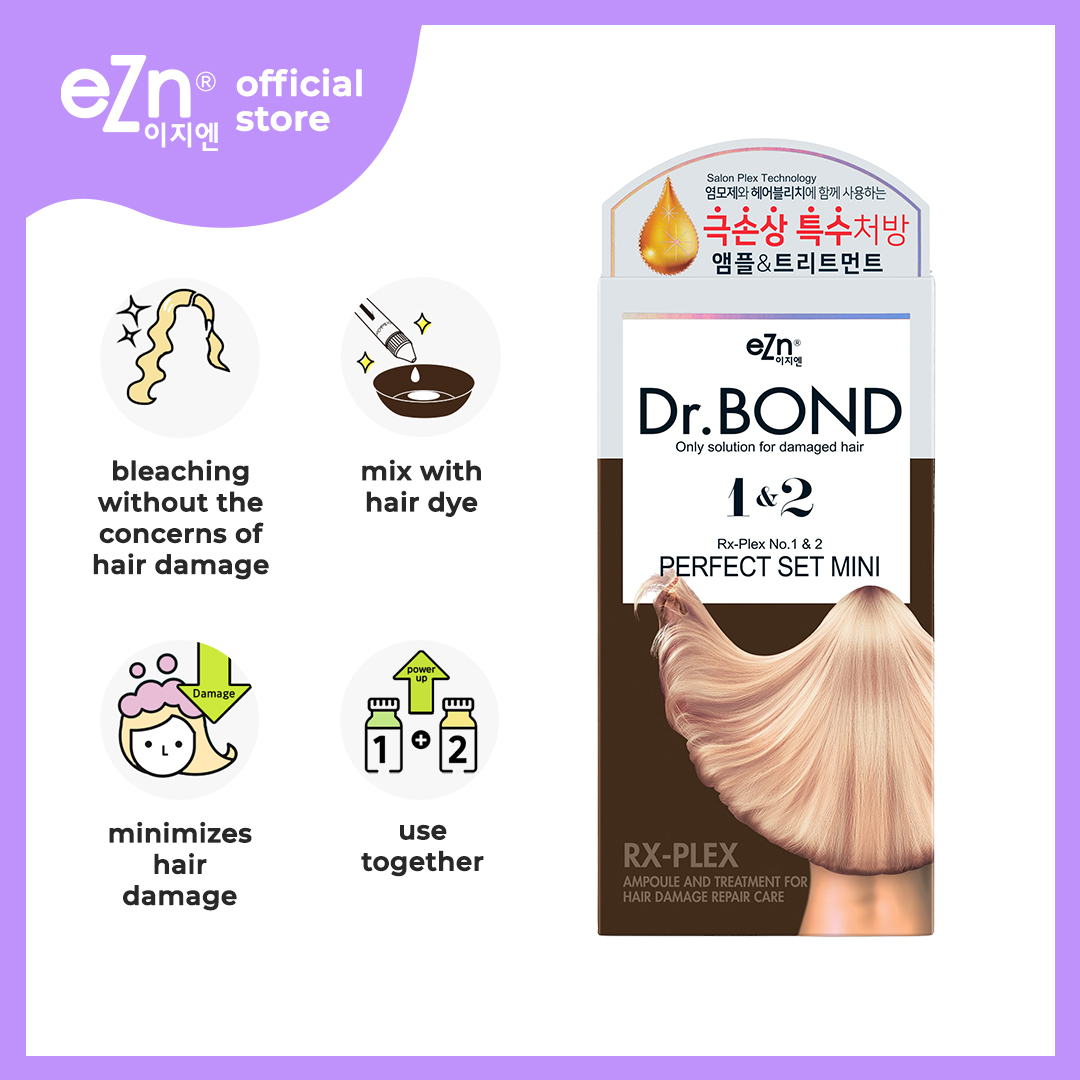 eZn Dr. Bond RX-Plex Perfect Set Mini - Hair Repair Treatment for Damaged  Hair | Lazada PH