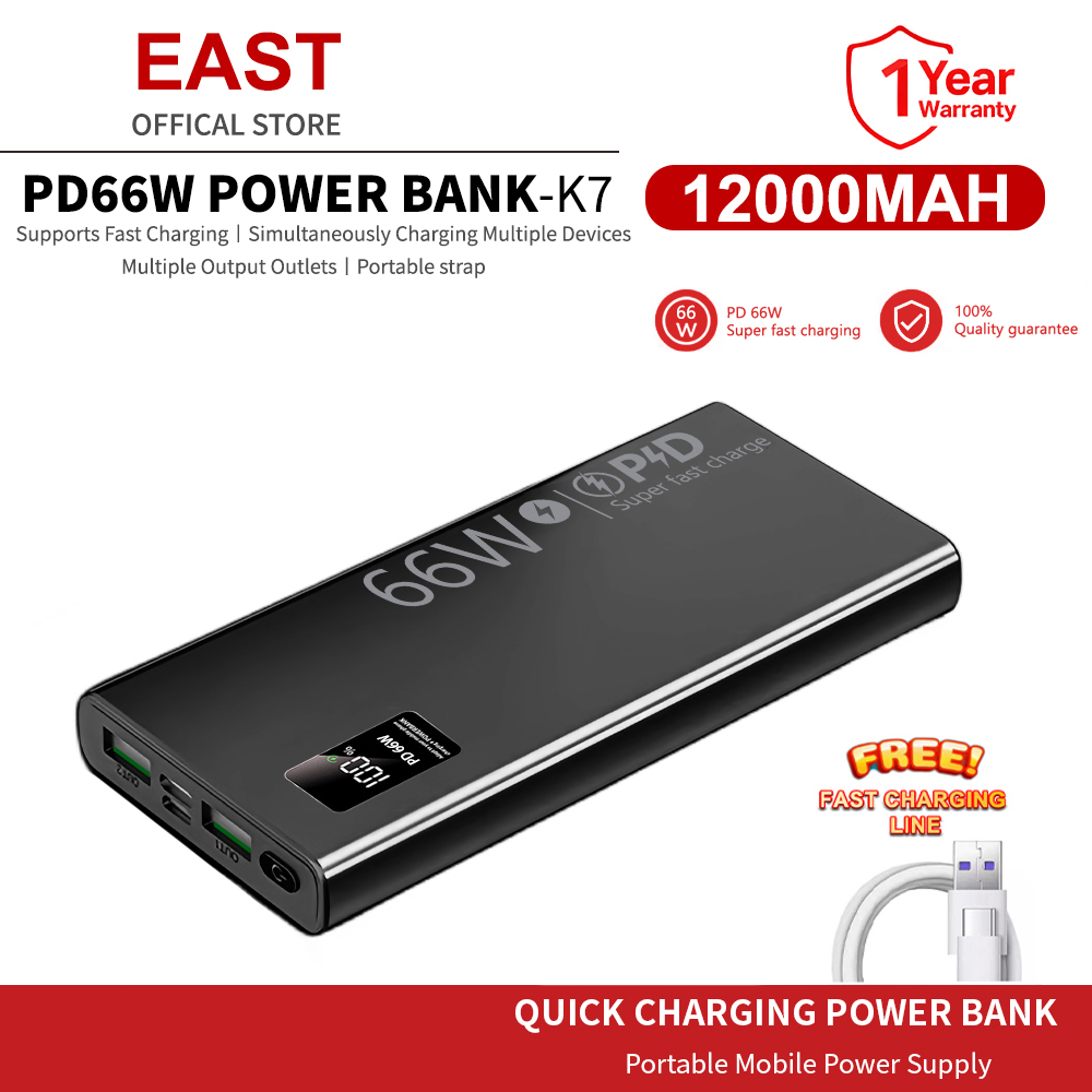 EAST Powerbank Orginal PD66W Brand 100000mah 800000mah Power Bank ...