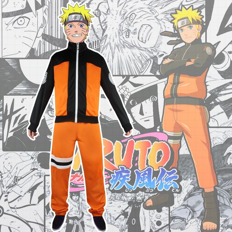 Uzumaki Naruto Cosplay Costume Kids Cosplay Child Halloween