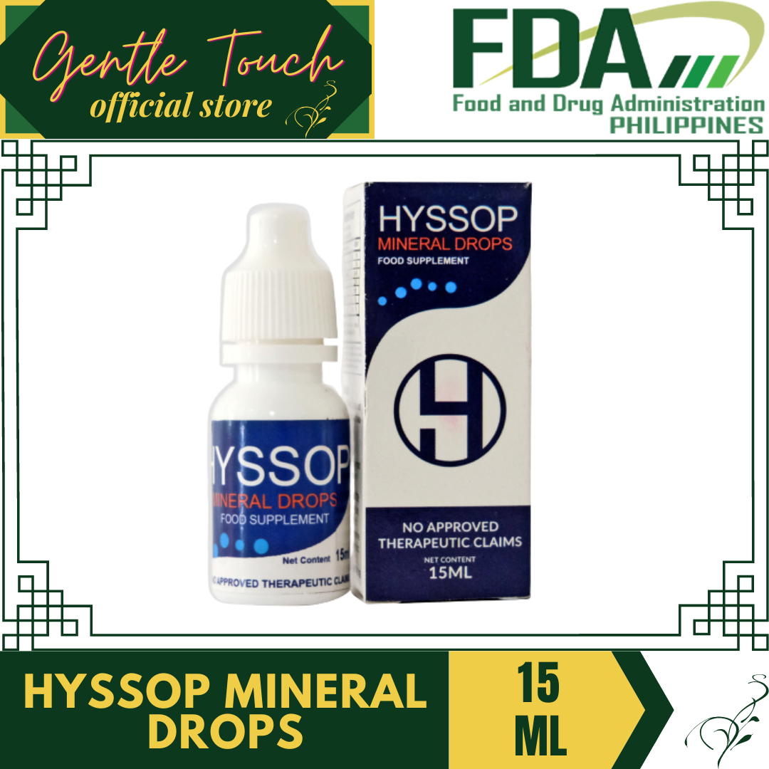 HYSSOP Eye Drop Eye Strain Cataract Removes hissop mineral eye drops
