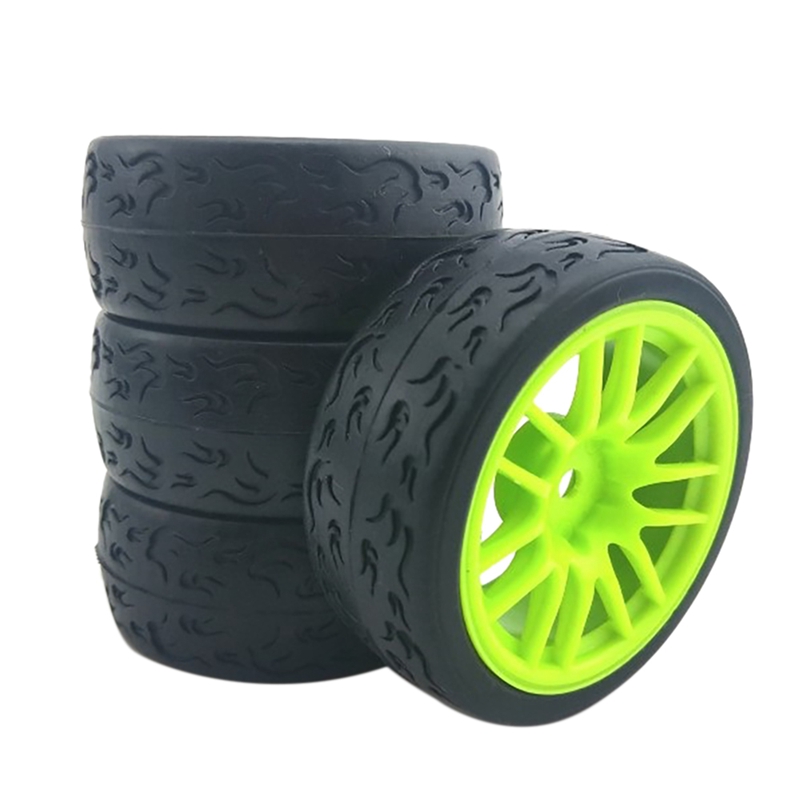 RC Toys Speed Grip Tires w/Sponge 26mm&Wheel 4P For 1/10 Touring Car Rim01-6093 