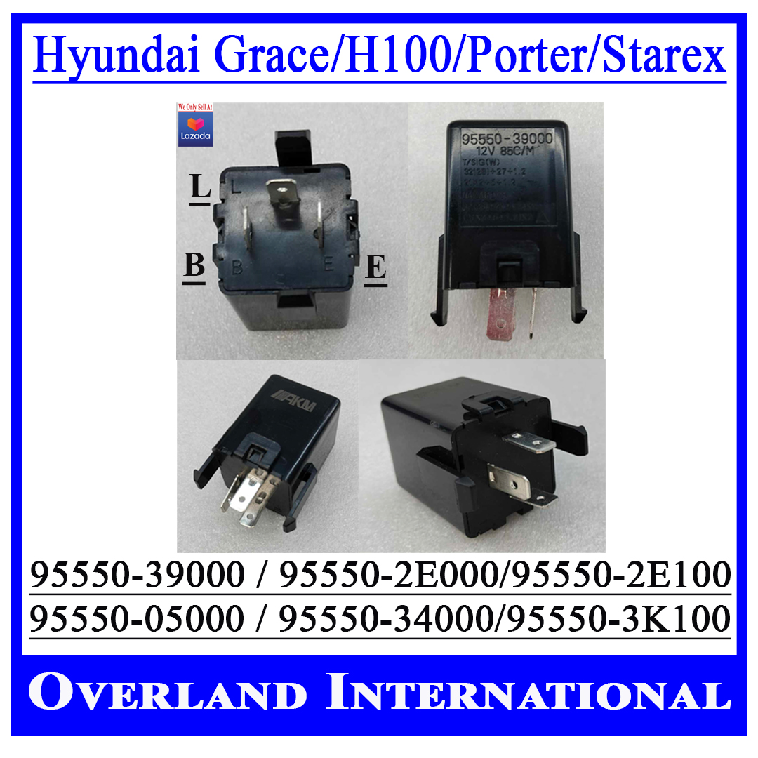 FLASHER RELAY, Hyundai Starex and Grace , 12V, 95550-34000 / 95550 ...