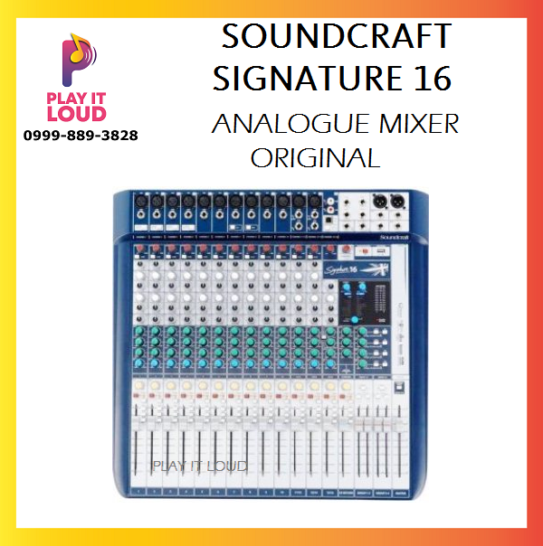 ORIGINAL SOUNDCRAFT SIGNATURE 16 MIXER WITH EFFECTS | Lazada PH
