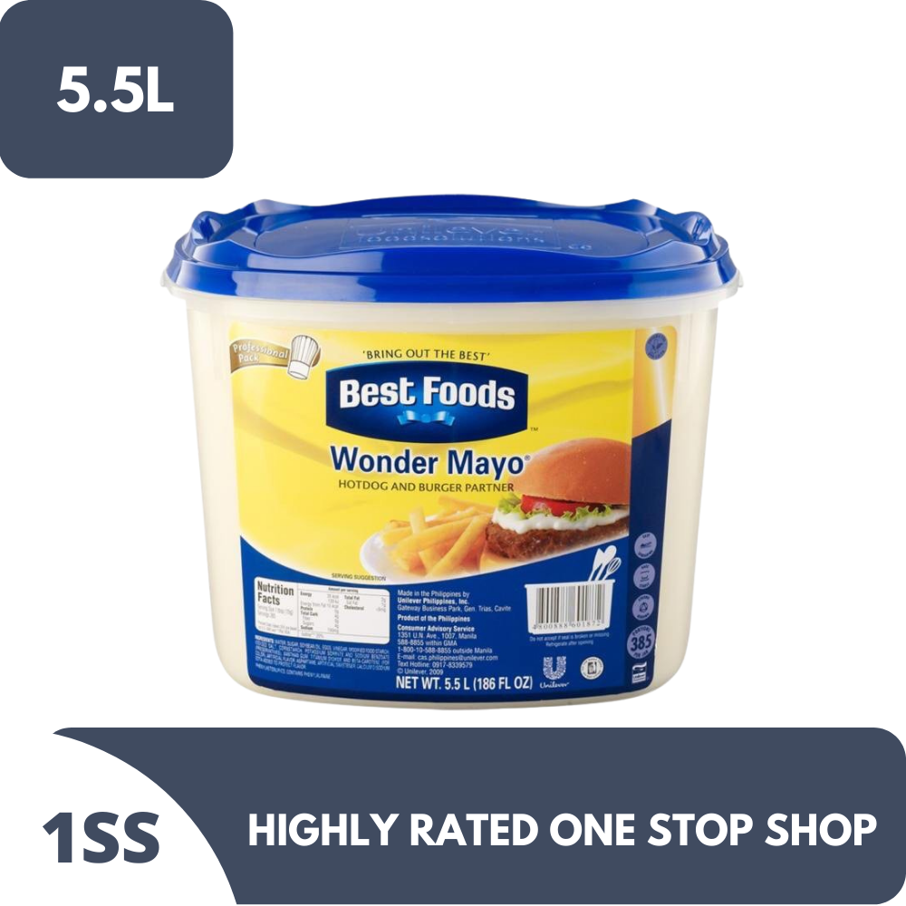 Best Foods wonder Mayo 5.5L Lazada PH