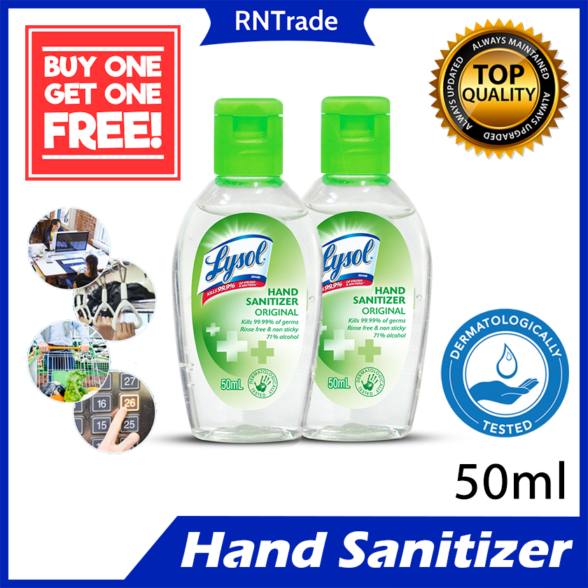 LYSOL Hand Sanitizer Original 50ml 2pcs Lazada PH   14c3925e823d274a64f21e56febf0e7a 