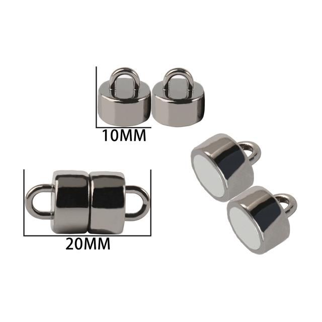 Stainless Steel Strong Magnetic Clasps For Leather Cord Bracelet