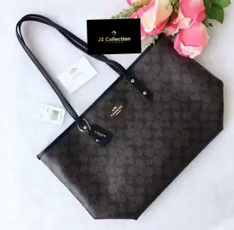 coach city zip tote