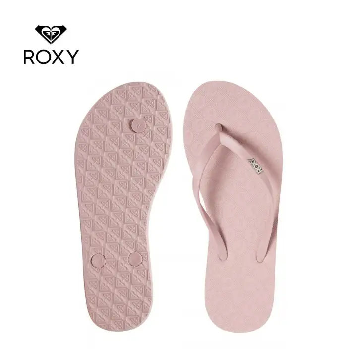 roxy pink flip flops