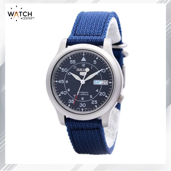 Seiko 5 Military Automatic Nylon SNK807K2 Men's Watch Blue Dial SNK807 |  Lazada PH