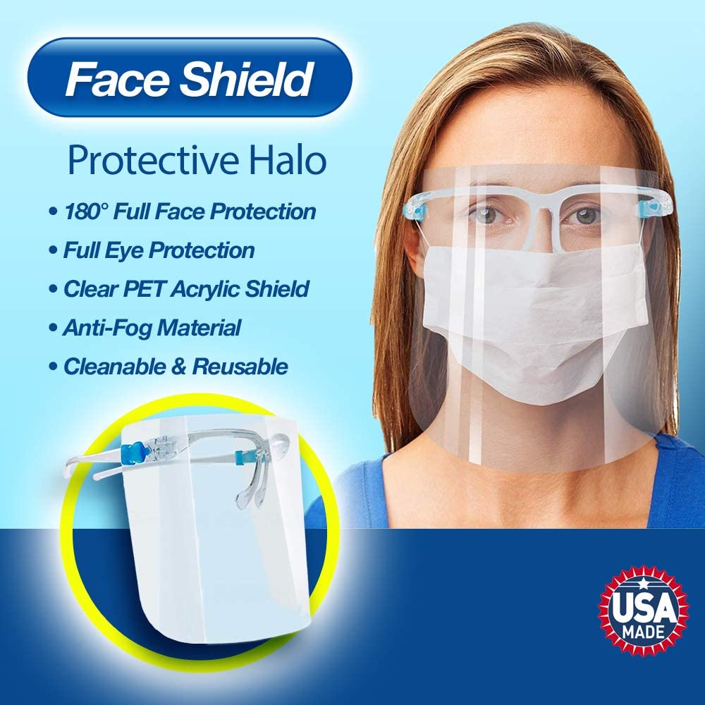 Anti fog face shield
