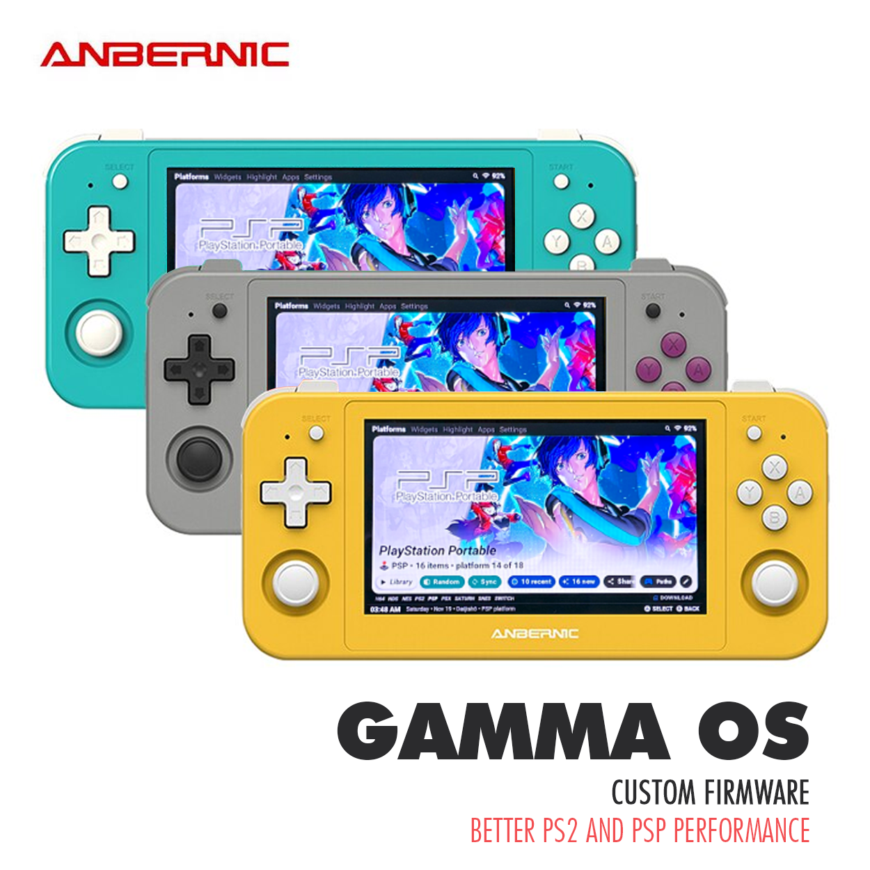 ☆超美品☆ANBERNIC RG505 小気味よく グリーン☆microSD 128GB付☆