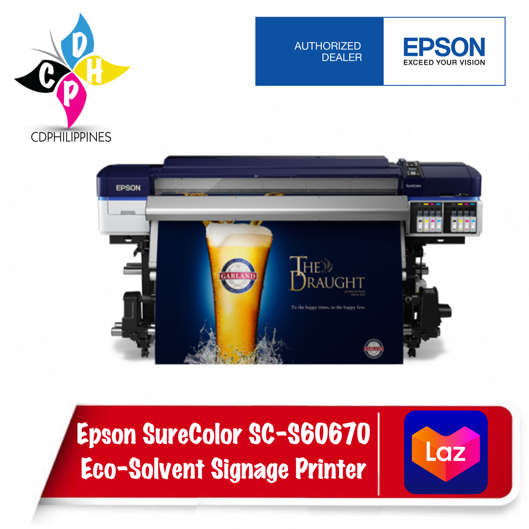 Epson Surecolor Sc S60670 Eco Solvent Signage Printer Lazada Ph 5555