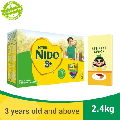 NIDO® 3+ Powdered Milk Drink For Pre-Schoolers Above 3 Years Old 2.4kg with Storybook