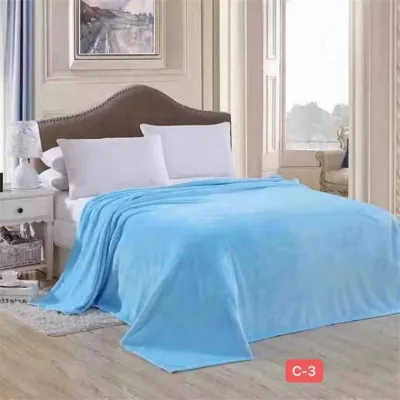 I Home 180 x 230 cm Super Soft Warm Solid Warm Micro Plush Fleece Blanket Throw Rug Sofa Bed BL03