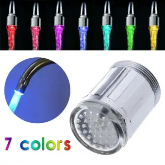 1pcs Creative Kitchen Bathroom Light Up Led Faucet Colorful
