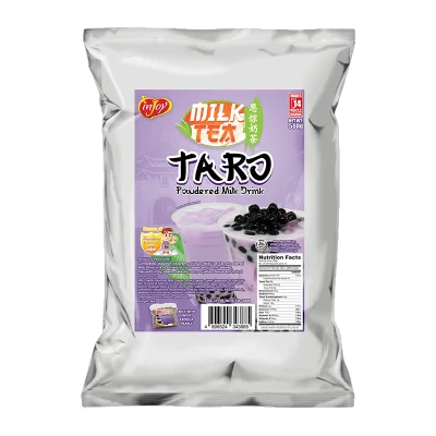 Injoy Instant Taro Milk Tea Powder Mix Drink 500g 4Liters