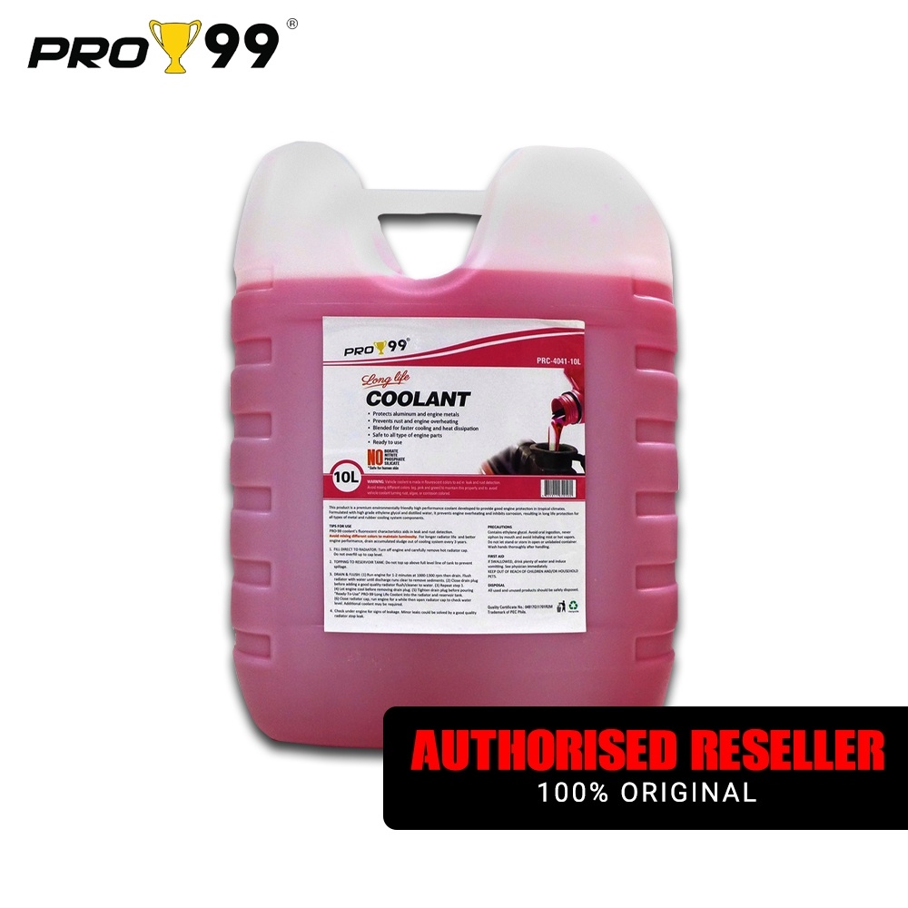 PRO99 LongLife Coolant Pink (Toyota) 10L PN PRC404110L Lazada PH