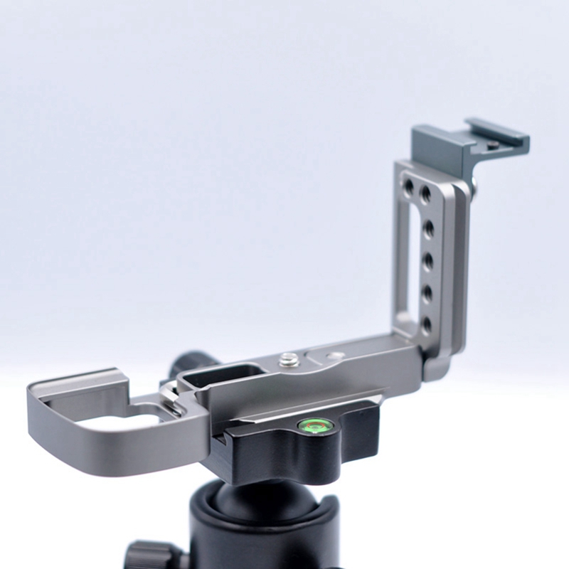 Quick Release L Plate Camera Bracket for Sony A6400 A6300 A6100 Handle Vertical L-Shaped Bracket with Hot Shoe Base