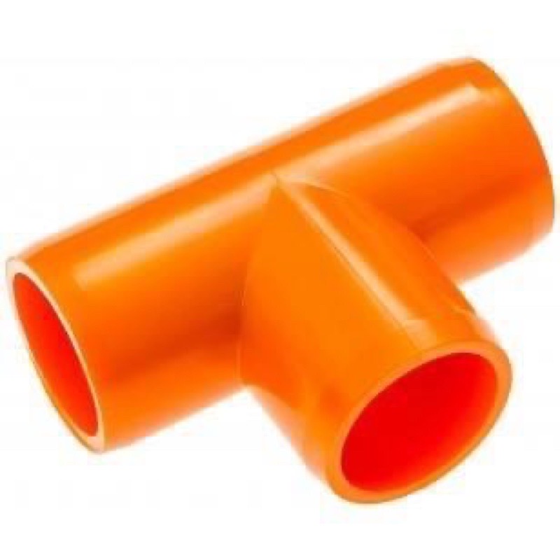 PVC Orange Electrical Fittings 1 2 3 4 1inch Coupling Tee Elbow Male