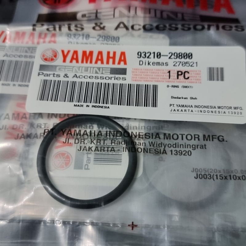 Yamaha Genuine O-Ring Drain Plug ALL Mio/Aerox (93210-29800) | Lazada PH