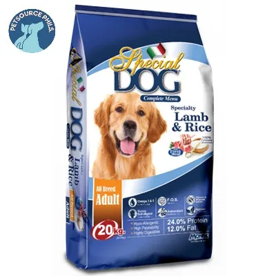 PETSOURCE SPECIAL DOG LAMB & RICE 9KG ADULT DOG DRY FOOD