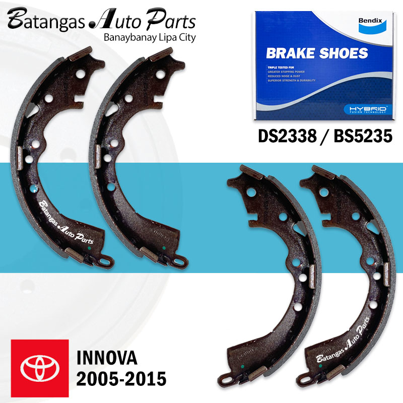 BENDIX BRAKE SHOE TOYOTA INNOVA 20052015 1SET 4PCS 2338 Lazada PH